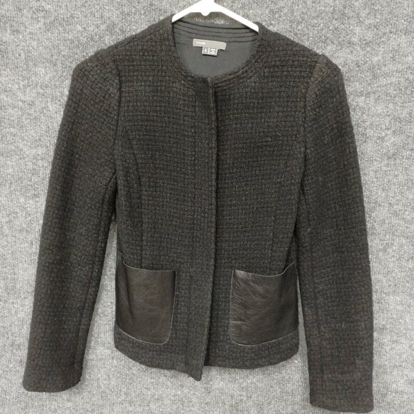 Women's Vince. Black Wool Sweater Size 2 - Picture 1 of 5